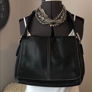 Authentic Coach bag with front flap
